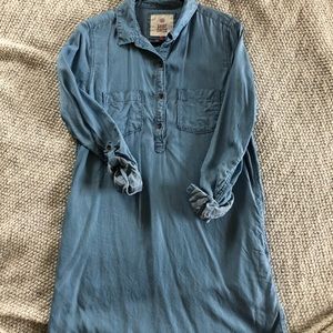 Chambray pocket tunic